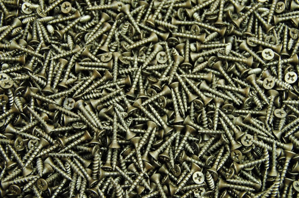 (20,000) Phillips Flat Head 6 x 3/4 Wood Particle Board Screw Plain #6 BULK