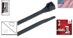 Heavy-Duty 14″ Nylon Zip Ties, 75 lbs Tensile, 1000 Pk
