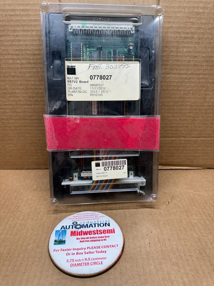 NEW TRUMPF MSTV2 18-06-74-00/B | 0778027 | 18-06-48-AH V1.2 CONTROLLER ID:M23801