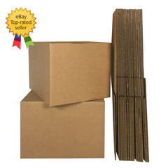 Moving Boxes Medium 18″L X 14″W X 12″H 20 Pack Corrugated Cardboard Box for Shi