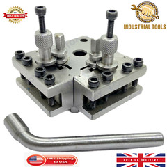 Quick Change Toolpost Set 10 Pieces Set T37 Mifords ML7 Wooden Box toolholder