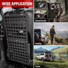 Universal Seat Back Molle Panel Organizer With Gun Holder,Truck Gun Rack Vehicle