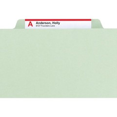 Smead Pressboard Classification File Folder Safeshield Fasteners 2 Dividers 2