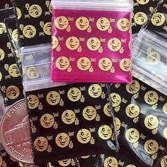 BaggiesSince1987 – 1010 Design Zip Bags METALLIC PRINT COMBO PACK, READ DETAILS