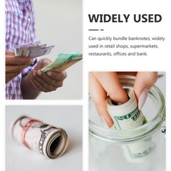 Money Paper Bands for Cash Organizing Strong Paper Currency Bands for Bills