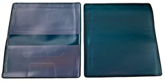 Forest Green Vinyl Checkbook Cover Standard Top Stub 6- 1/4″ x 3-3/8″ New