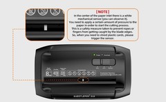 QUIETLEMON 8-Sheet Electric Paper Shredder Home Office Card Heavy Duty New