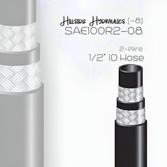 1/2″ Hydraulic Hose Assembly with 5/8 FEMALE JIC 37° Ends, #10 JIC (7/8-14)