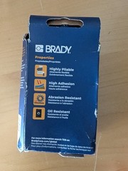 Brady M21750499 Label Tape – Black on White