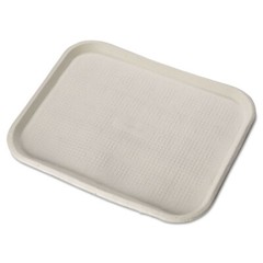 Chinet 20804CT Savaday Rectangular Molded Fiber Food Trays – WHT (100/CT) New