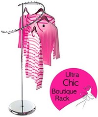 Only Hangers New 29 Ball Spiral Garment Clothing Rack Chrome (SET OF 2)