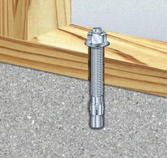 Red Head 5/8” x 8-1/2” Zinc-Plated Steel Hex Nut-Head Concrete Wedge Anchor
