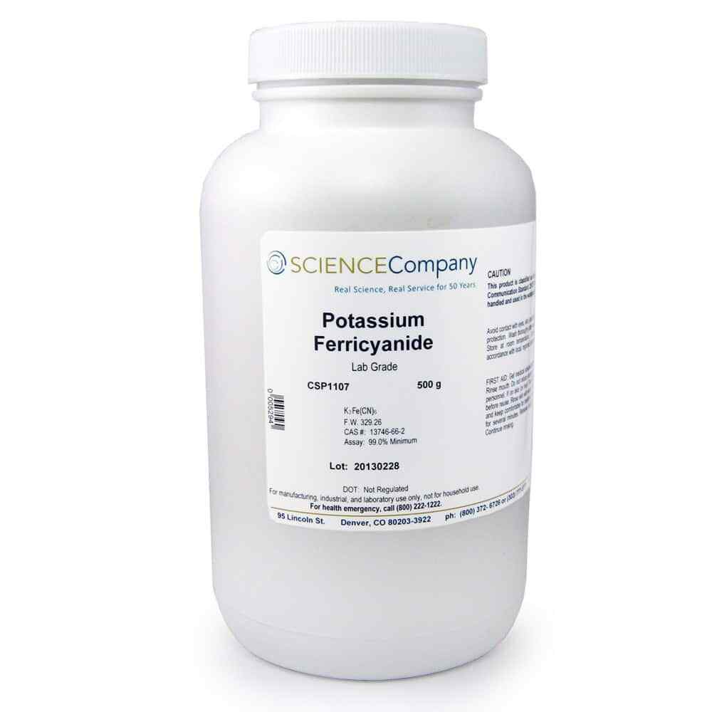 Potassium Ferricyanide, 500g, Cyanotype photography, Blueprint