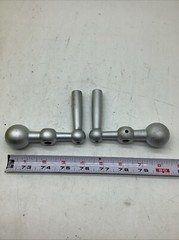 Lathe Handles,tri Ball Balanced, (2 Pc In Lot) 2568B- N Cart