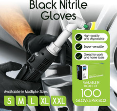 Black Nitrile Disposable Gloves 4.5 Nitrile Disposable Safety Medical Cooking