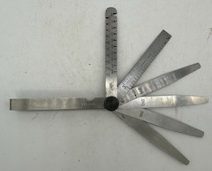 Spievak Feeler Gauge Set Dimension .015 .010 .006 3” Rule Engineer Machinist