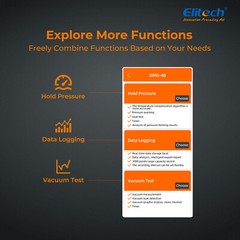 Elitech Smart Manifold Gauge DMG-4B HVAC Pressure Gauges App Control, ARTEMIS