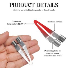 SHMZK 4 PCS Plastic Smoothing Tip Head, Plastic Welder Soldering Tip Smooth H…