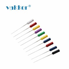 10pc Dental Nerve Barbed Broaches Endodontic Needles Root Canal Hand Use 21/25mm