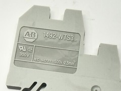 Allen Bradley 1492-WTS3 Terminal Blocks Light Grey 2.5mm 10A 300V LOT OF 5
