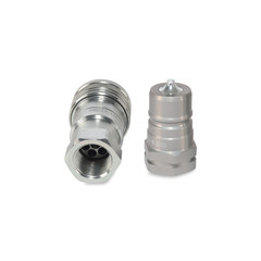 3/4″ ISO 7241-A Quick Disconnect Hydraulic Couplers Set – 3/4″ NPT Thread