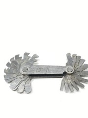 The L.S. Starrett Co. No. 4 Screw Pitch Gage 24 Leaf 4 -30 *Initials*