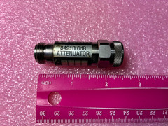 1 pc – HP model 8491B attenuator , 6 db , DC – 18 Ghz , 2 Watts , type N