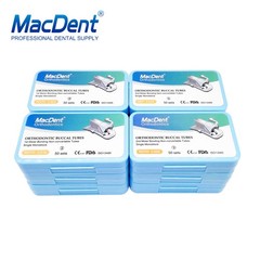 200pcs Dental Orthodontic 1st 2nd Molar Buccal Tube Roth MBT Monoblock Bondable