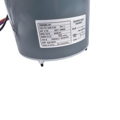 Interlink 100483-41 Condenser Fan Motor 1/10 HP 208-230V Single Phase 1075 RPM