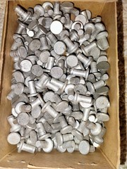 8 LB Tinner’s Rivets 15/64″ X 7/16″ Tin Plated Approximately Quantity 300+