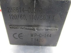 ASCO MP-C-144 238614-032-D SOLENOID VALVE COIL 120V NSNP