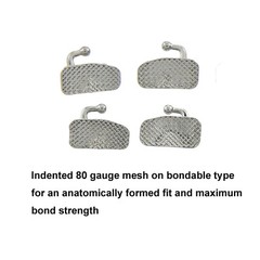 Dental Orthodontic Buccal Tubes 1st 2nd Molar Bracket MBT Roth 022 Bondable Mesh