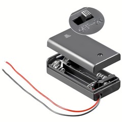 Batteries Box Case Storage With Wire Switch 1 ~ 8 x AA/AAA/18650 Battery Holder