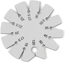 Stainless Steel Bevel Gauge – 15°-120° Knife & Axe Angle Finder | Precision Tool