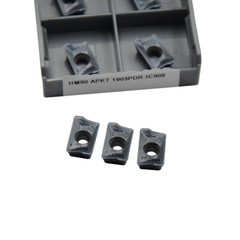 New 10PCS APKT1003PDR IC908 Lathe Turning Face Turning Carbide Insert USA