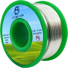 Lead Free Solder WireSn99.3Cu0.7 For Plumbing Solder/Stained Glass/Crafts/Jew…