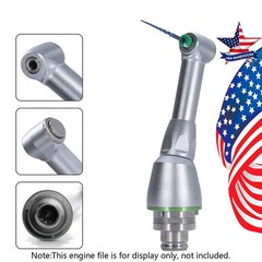 Dental 16:1 Reduction Push Contra Angle Head for Endo Motor Endodontic Handpiece