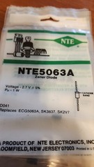 NTE 1W ZENER DIODE SELECT VOLTAGE FROM MENU