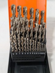 Hertel Jobber Length Drill Bit Set 29 Pc, #60 to #1, 1/16 to 1/2″, 135º 74129453
