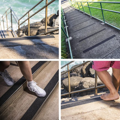 Anti Slip Tape, 4 Inch x 42 Ft Grip Tape for Stairs Outdoor/Indoor, Waterproof