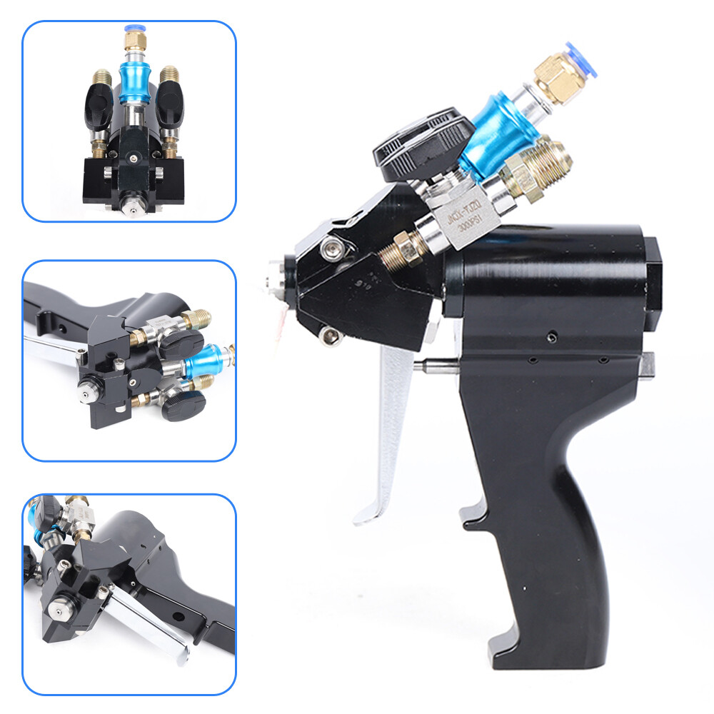 P2 PU Foam Spray Gun Polyurethane Air Purge Vacuum Spraygun Self Cleaning 35Mpa