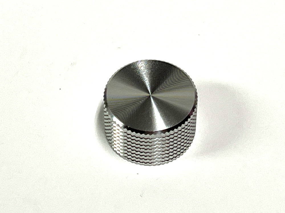 0.25 inch 1/4 bore Potentiometer Knob Control Knob Solid Aluminum Pack of 2