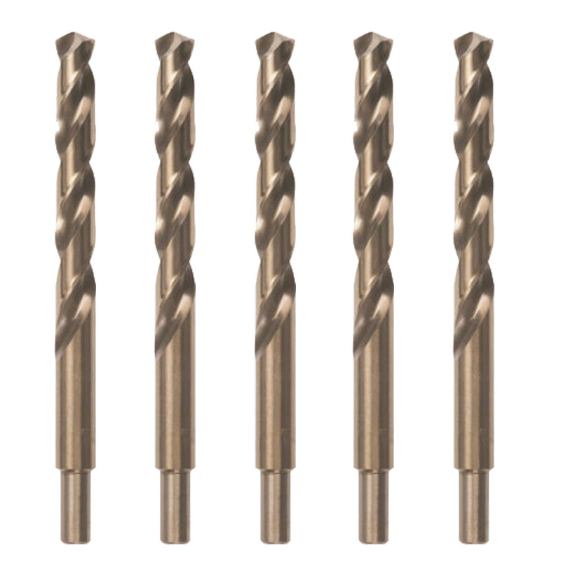 5PCS 1/2″ Cobalt Drill Bit Set M35 HSS Jobber Length Twist Drill Bits Tools