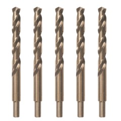 5PCS 1/2″ Cobalt Drill Bit Set M35 HSS Jobber Length Twist Drill Bits Tools