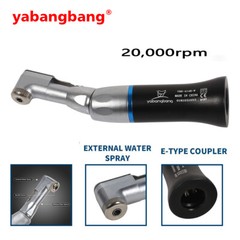 NSK Style Dental Low Speed Contra Angle Handpiece E-type Latch Attach black bw