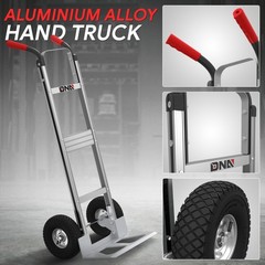 51″X18in 550lb Aluminum Hand Truck Cart Luggage Trolley Pneumatic Wheels