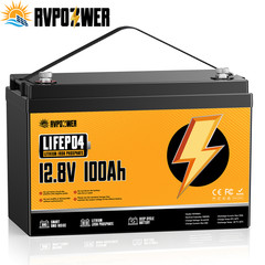 100Ah LiFePO4 Lithium Battery 12V Deep Cycles RV Marine Trolling Motors Off-grid
