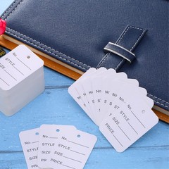 2000 PCS Price Tags1.94″ X 1.38″Clothing Tag White Pricing Tags Clothes Size Tag