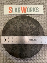11 inch disc 3/8 inch thick steel plate 3/8”x11” disc A36 Hot Roll .375 Thick