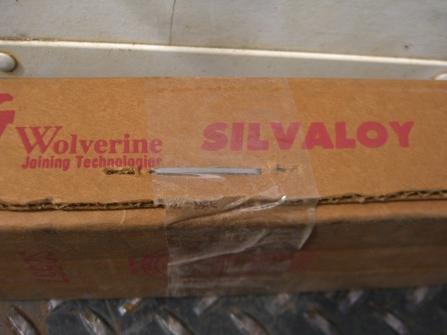 Lucas Milhaupt, 2% silver solder 2 lb. tube, wolverine silvaloy 18″ rod .125 sq